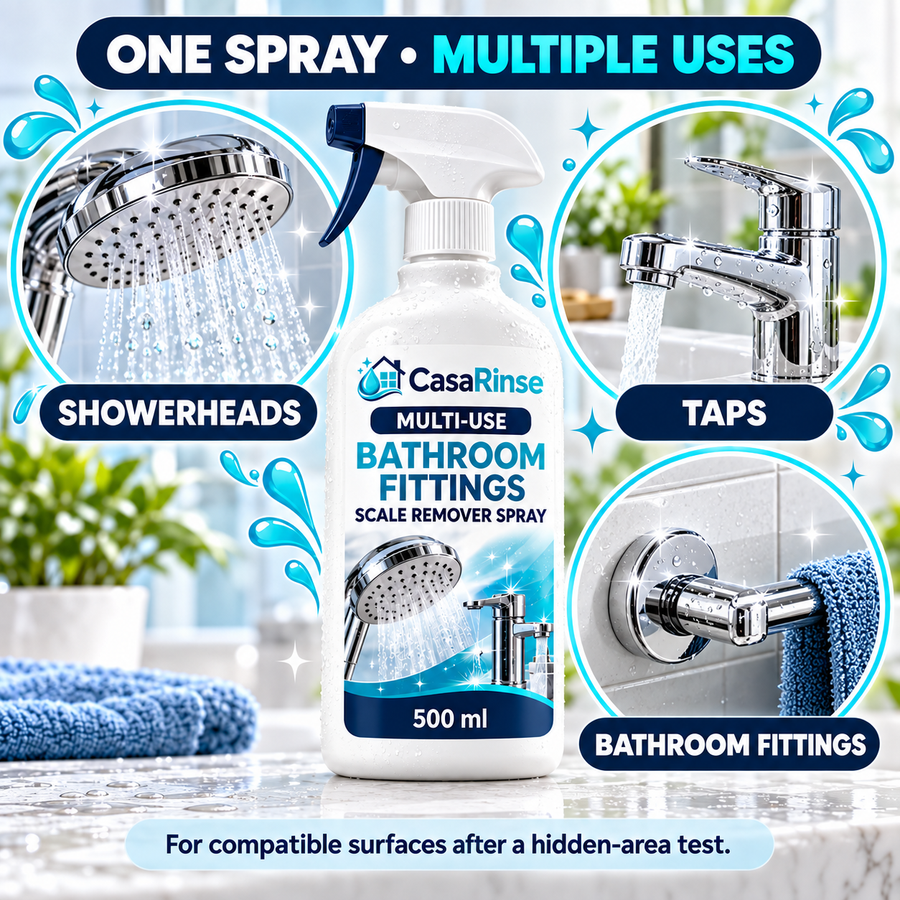 CasaRinse care for showerheads
