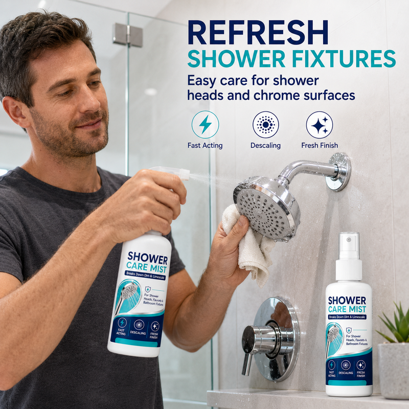 CasaRinse bathroom scale-removal care